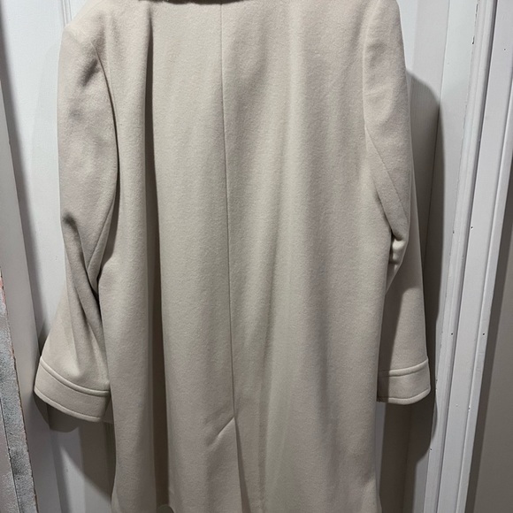 𝅺Jacques Vert Cream Wool Blend  Coat - Picture 8 of 8